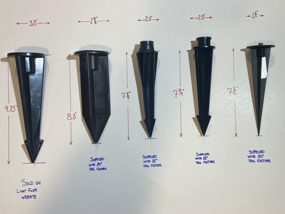 Which ground stake is right for your landscape fixture installation? Light Fixer