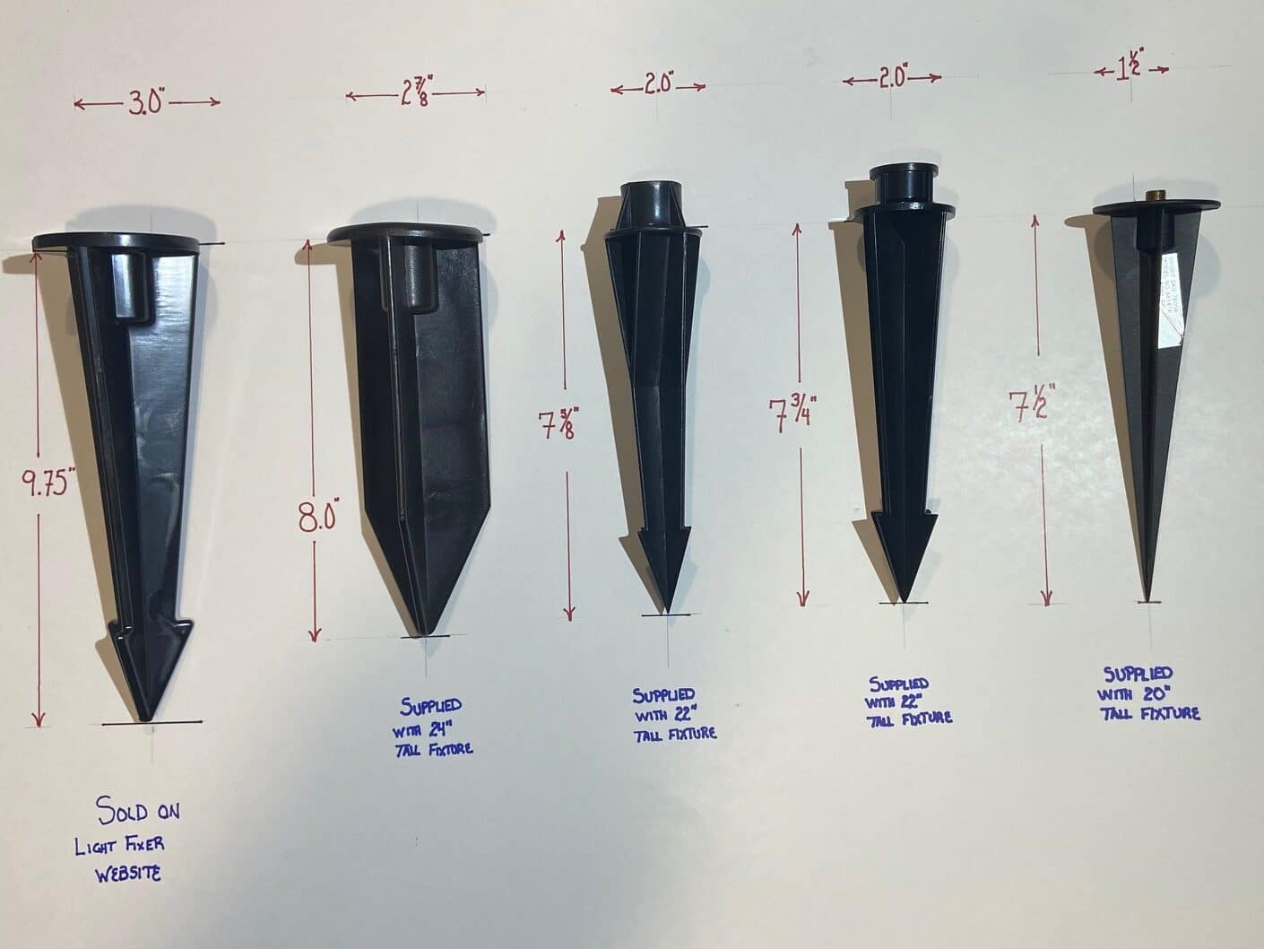 Which ground stake is right for your landscape fixture installation